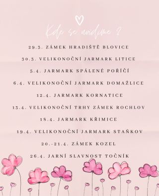 Kde se budeme moct potkat ? ❤️